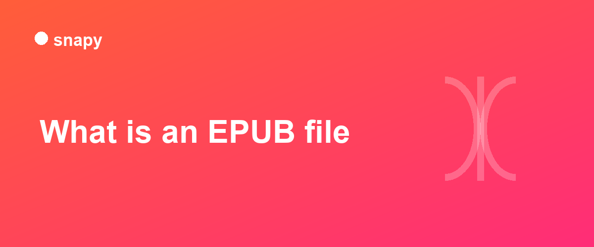 What is an EPUB file?
