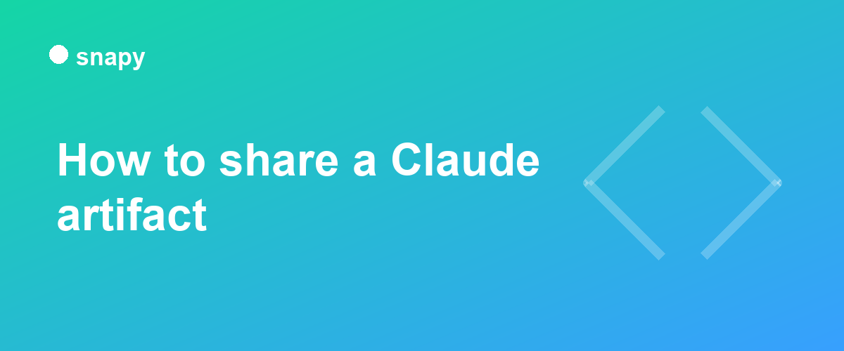 How to Share a Claude Artifact (or Any AI-Generated Page)
