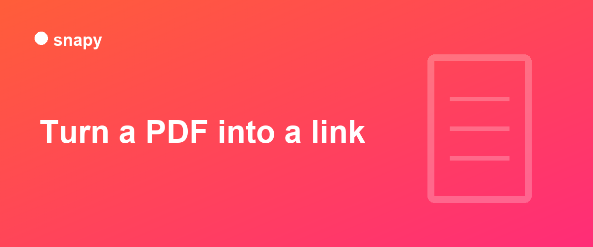 Track who opens your PDF and which pages they read