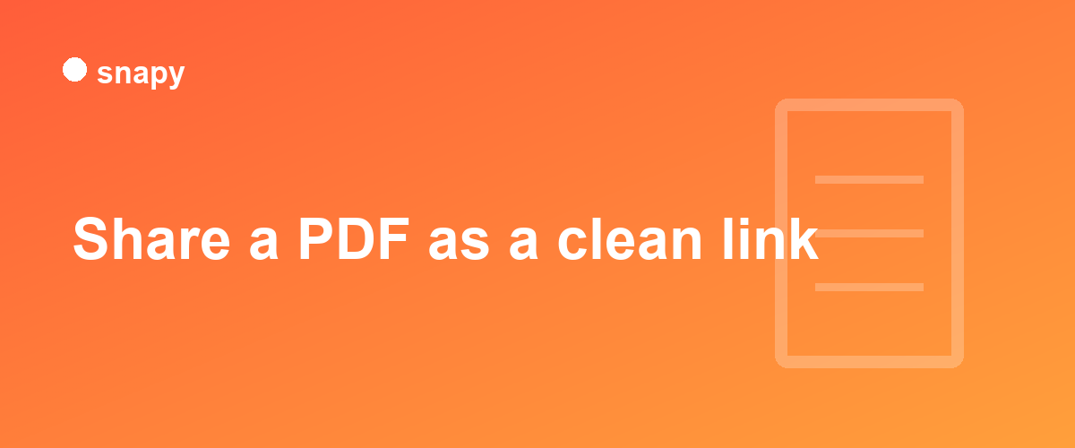 Secure document sharing, free — password, expiry, and open tracking